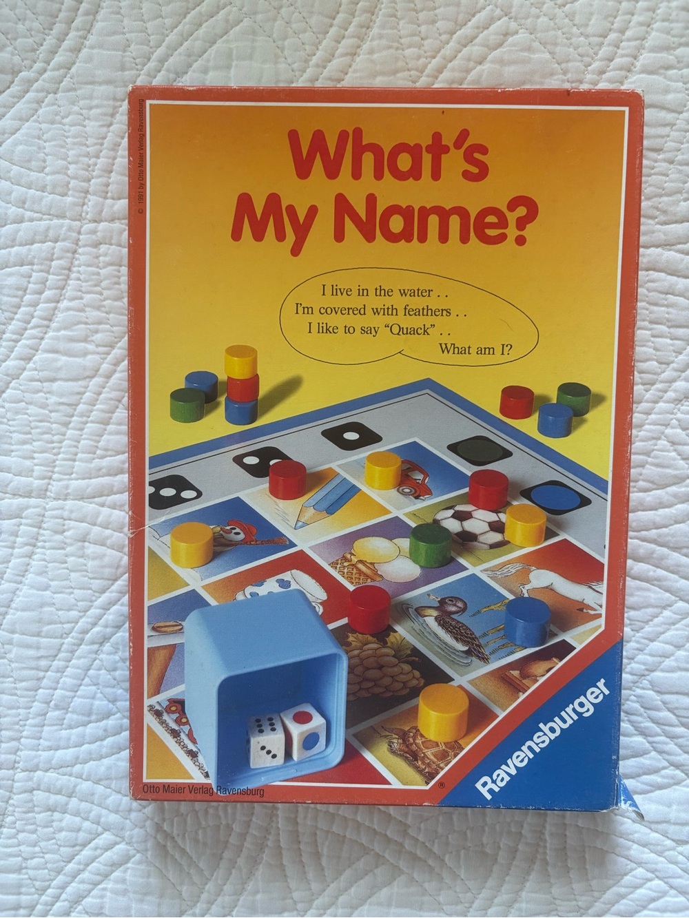 Ravensburger What's My Name? Board Game 1991